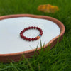 Cinnabar & Orange Moonstone Bracelet