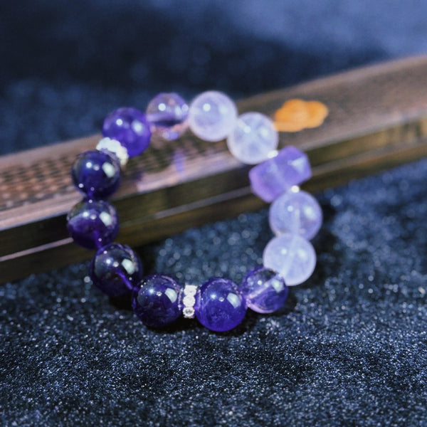 Lavender Amethyst & Rose Quartz Bracelet