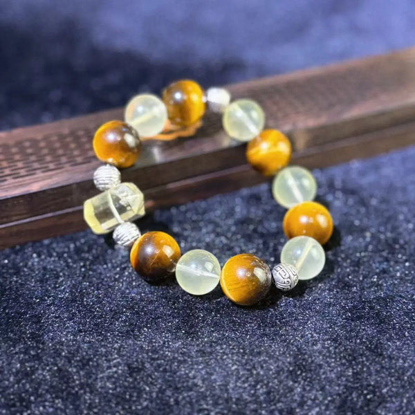 Yellow Tiger’s Eye & Citrine Bracelet