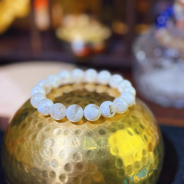 Snow Phantom Ghost Quartz Bracelet