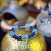 Aquamarine & Lapis Lazuli Bracelet