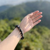 Silver Obsidian Protection Bracelet