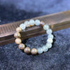 Blue Phantom Quartz & Agarwood Bead Bracelet